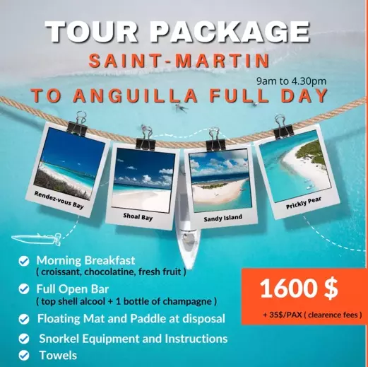 private boat charter sxm